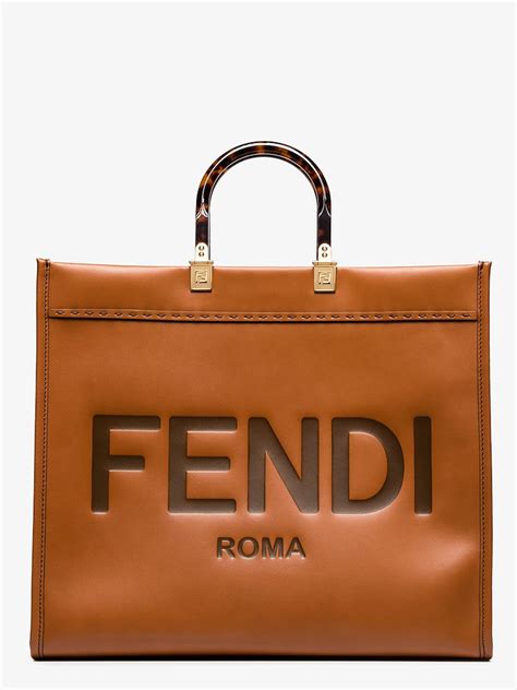 fendi sunshine tote stores|Fendi sunshine shopper small.